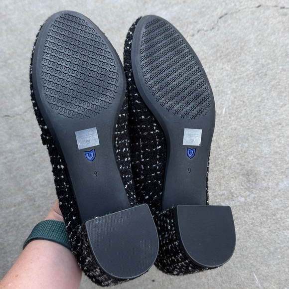 Rothy's The Double Buckle Mary Jane Heel Twilight Tweed 9 - Picture 4 of 4